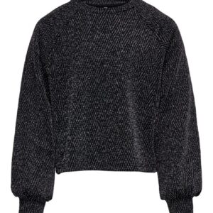 KOGZIGGY L/S O-NECK GLITTER SWT