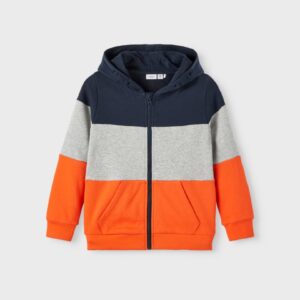 NKMTASMUS LS SWEAT CARD WH BRU