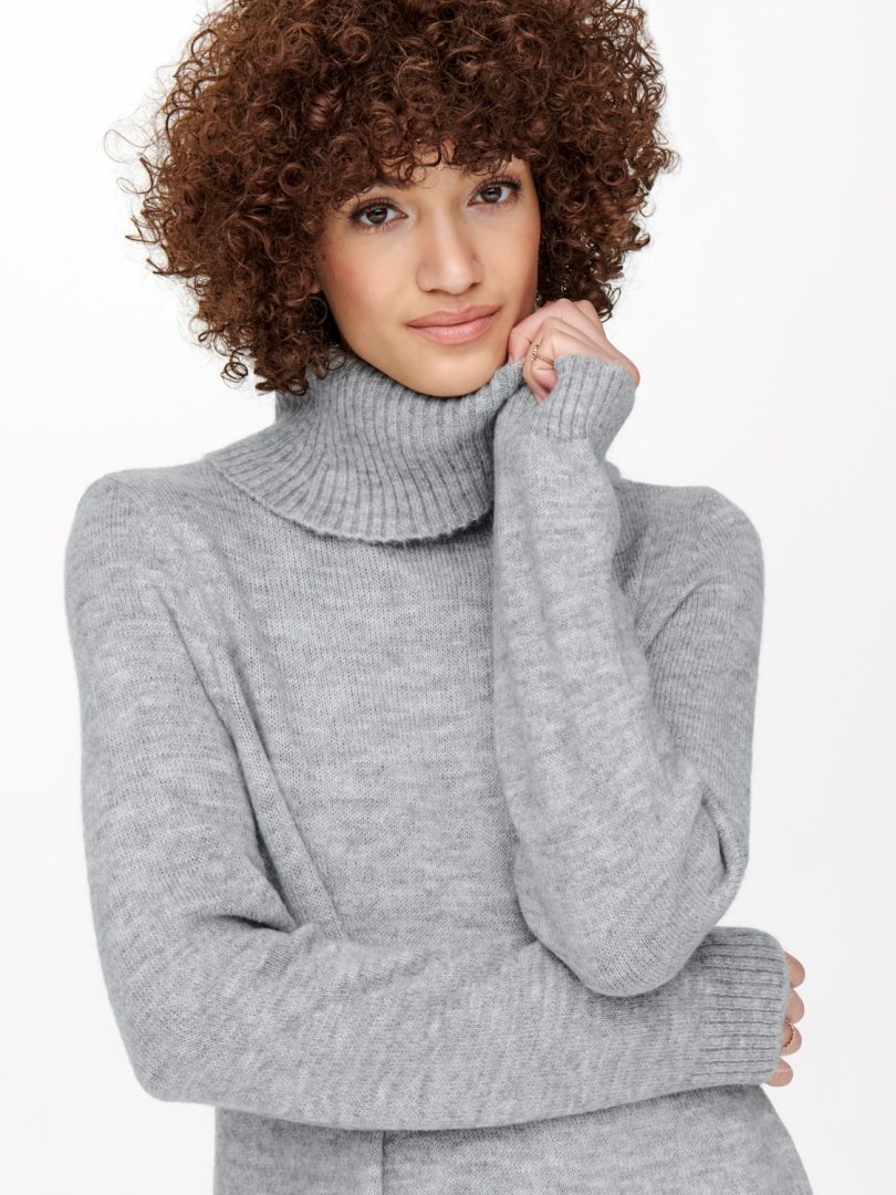 ONLBRANDIE L/S ROLL NECK DRESS KNT NOOS - Bilde 3