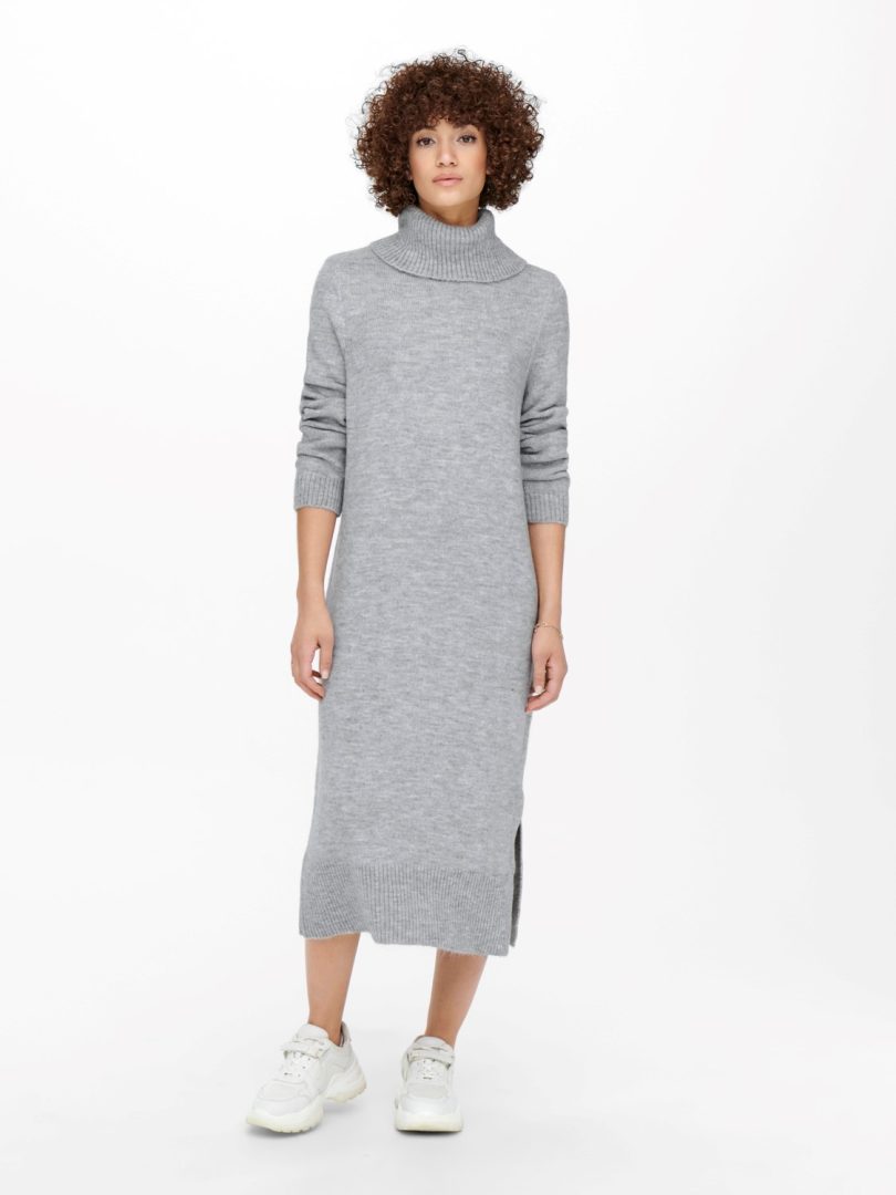 ONLBRANDIE L/S ROLL NECK DRESS KNT NOOS - Bilde 6