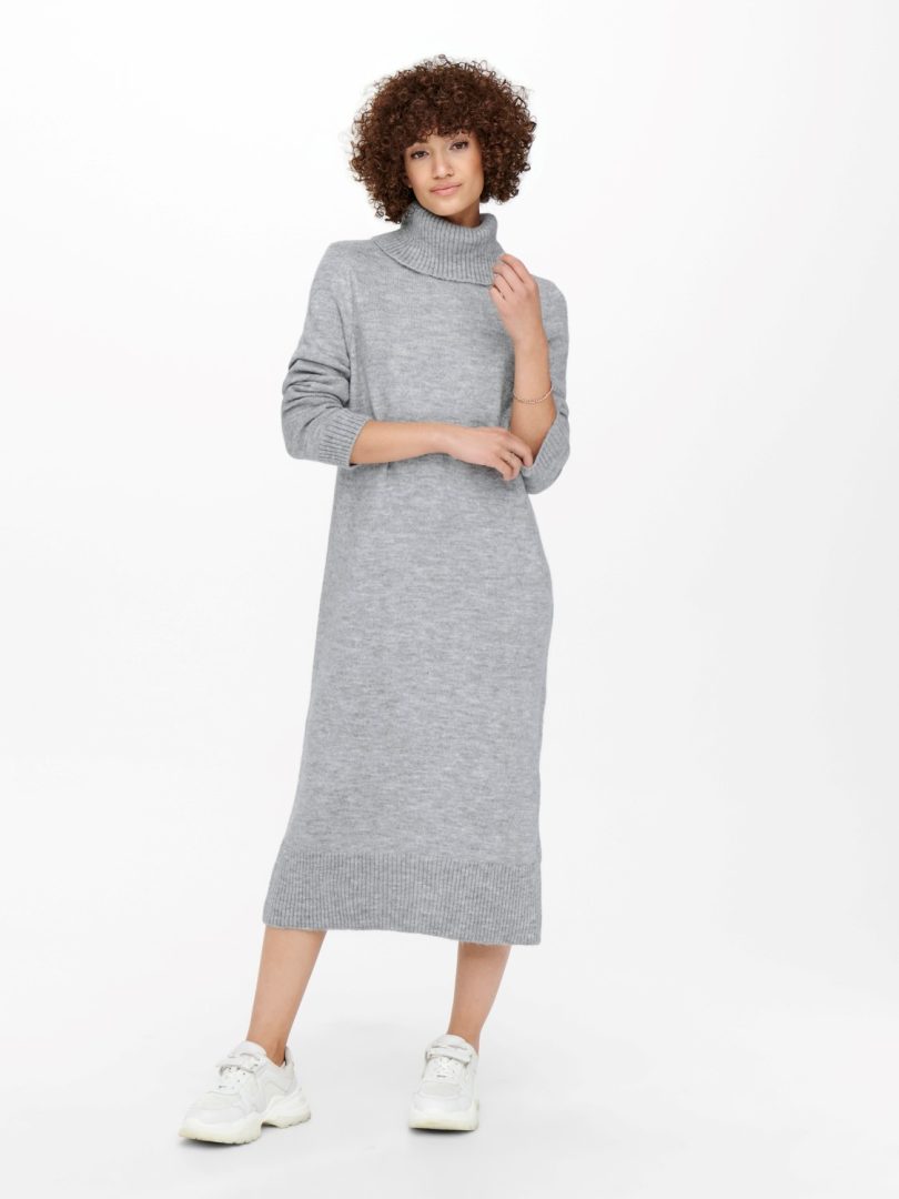 ONLBRANDIE L/S ROLL NECK DRESS KNT NOOS - Bilde 7